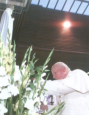 Joannes-Paulus II in Fatima, 13 mei 2000