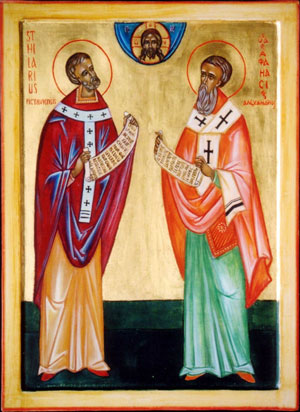 HH. Hilarius en Athanasius