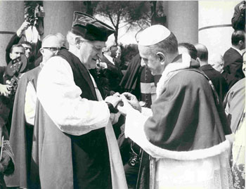 Paulus VI en Michael Ramsey