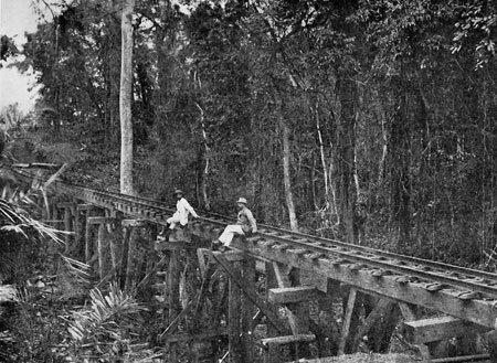 « Zonder spoorweg is Congo geen penny waard », had Stanley gezegd. Onder impuls van Thys en ten koste van bovenmenselijke inspanningen werd een spoorlijn aangelegd tussen Matadi en Leopoldstad. 