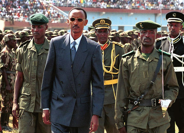 President Kagame in 2016 : de overwinnaars hebben de geschiedenis geschreven. 