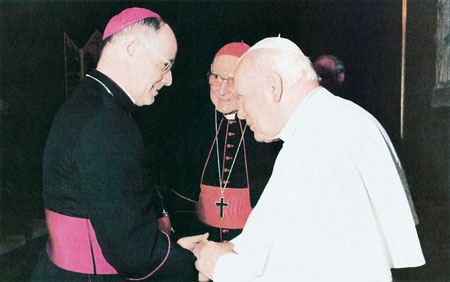 Mgr. Daucourt en Joannes-Paulus II