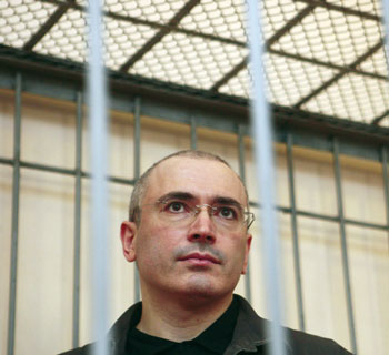 Oligarch Michail Chodorkovski in de cel.