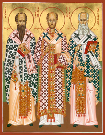 HH. Basilius,Gregorius en Chrysosthomos