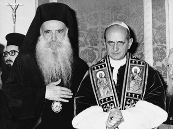 Paulus VI en Athenagoras