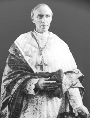 Désiré-Joseph Mercier, aartsbisschop van Mechelen en kardinaal van de Rooms-katholieke Kerk. 