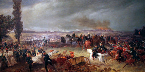 De slag bij Sadowa, 3 juli 1866.