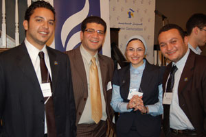 Egyptische “stagiairs” op bezoek in Washington, om de revolutie tegen Moebarak voor te bereiden.