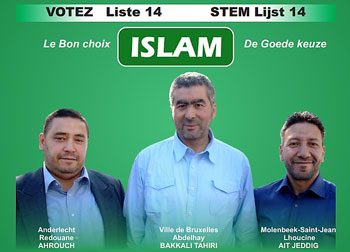 Verkiezingspamflet van de islamitische partij ISLAM.
