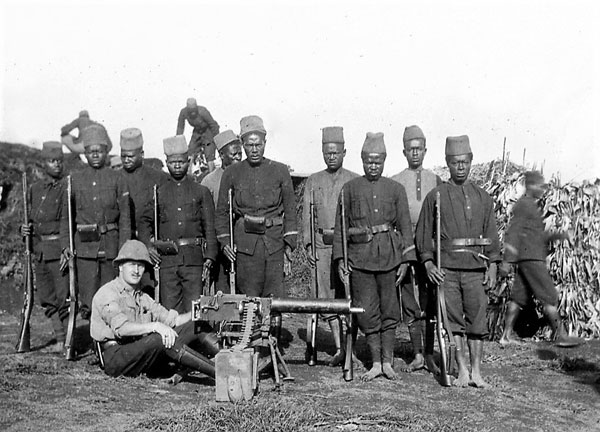Soldaten van de Weermacht in 1916.