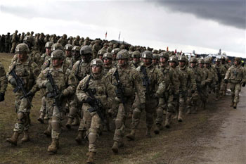 Amerikaanse militairen in Polen, de trouwste Europese bondgenoot van de VS.