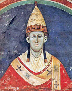 Paus Innocentius III predikte de kruistocht tegen de katharen.