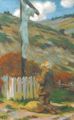 De bedelaar bij het kruis weg (Duguay)