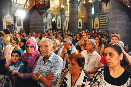 Christelijke vluchtelingen uit Maaloula