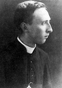 Poppes vriend en zusterziel Robrecht Messiaen, de jong gestorven stichter van de priesterbeweging « Filioli caritatis ». 