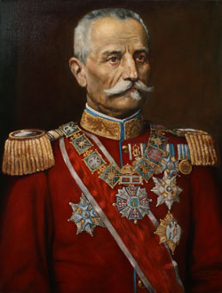 Koning Peter I Karadjordjevitsj.