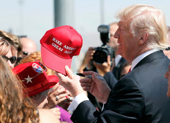 «Donald Trump heeft een eigen kijk op de wereld en de nationale belangen van Amerika.» 