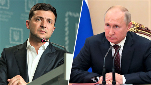 Onmiddellijk na het aantreden van de nieuwe Oekraïense president Zelensky begon Poetin vredesbesprekingen.
