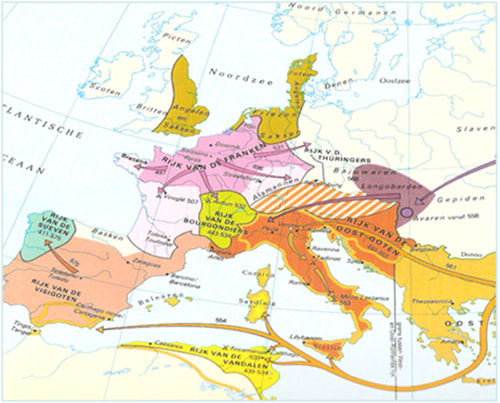 Kaart van Europa Kaart van Europa