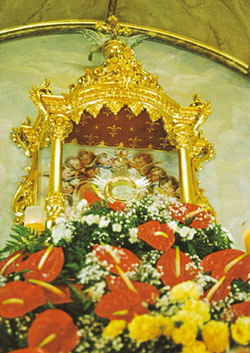 Eucharistisch mirakel in Moure